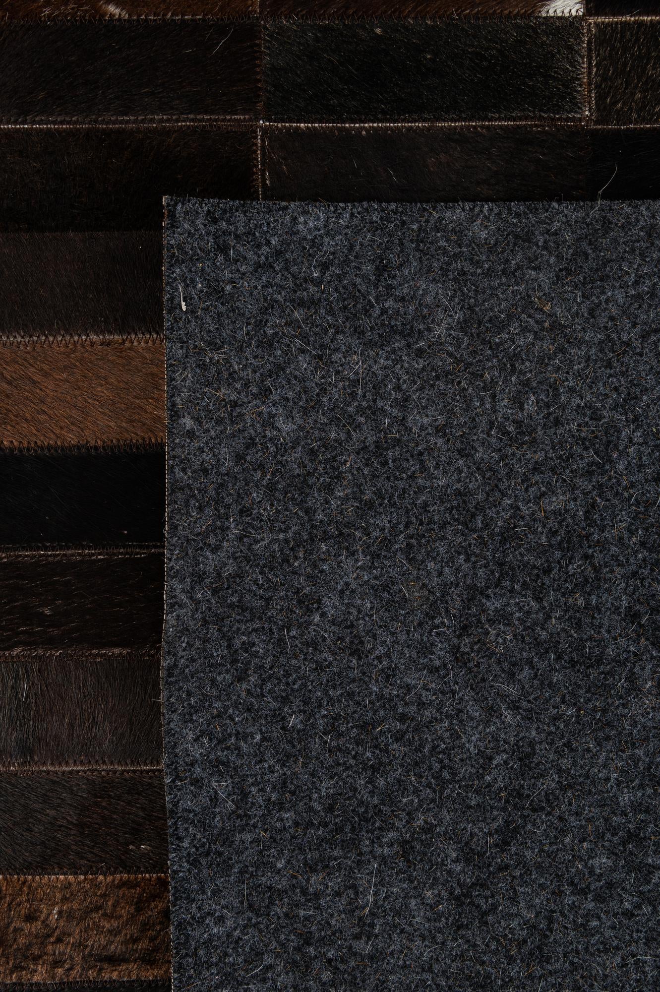 5' x 8' 1 Cowhide - Patchwork Rug