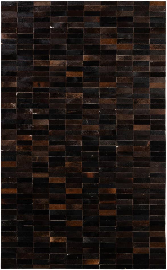 Detail image of 5' x 8' 1 Cowhide - Patchwork Rug