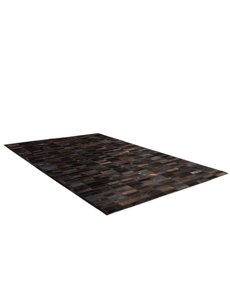 Detail image of 5' 1 x 8' Cowhide - Patchwork Rug