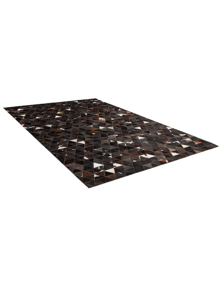 Detail image of 5' 1 x 8' 1 Cowhide - Patchwork Rug