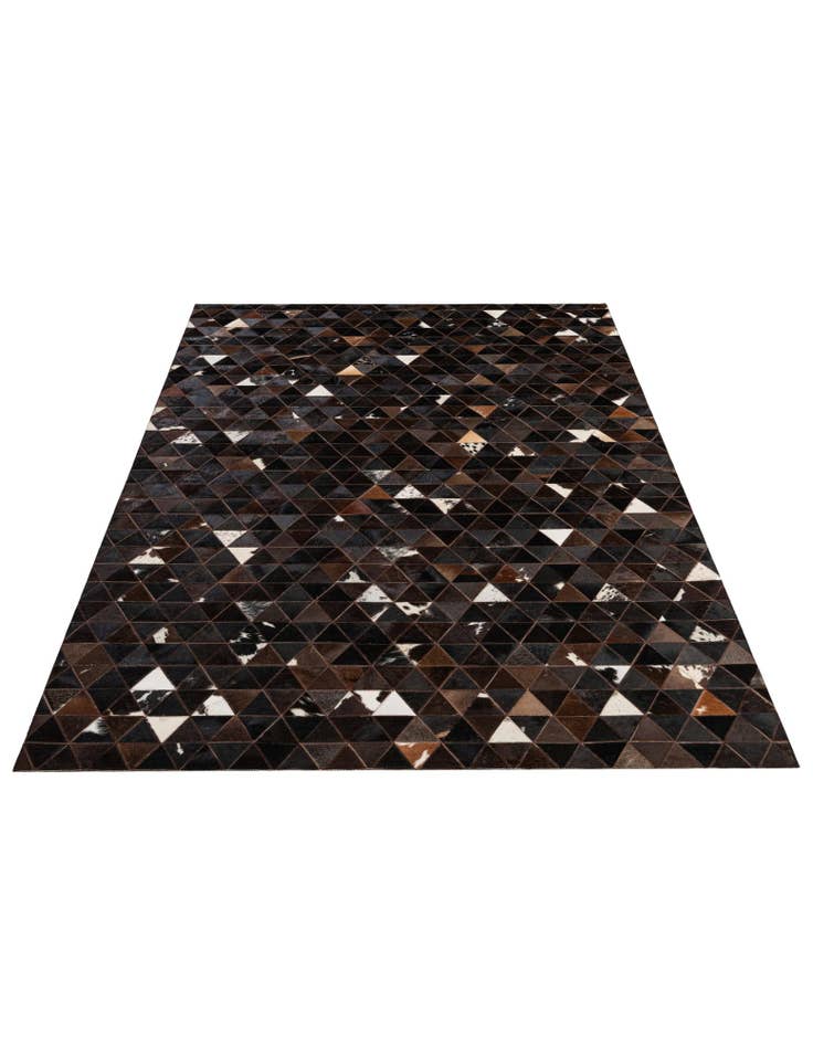 Detail image of 5' 1 x 8' 1 Cowhide - Patchwork Rug