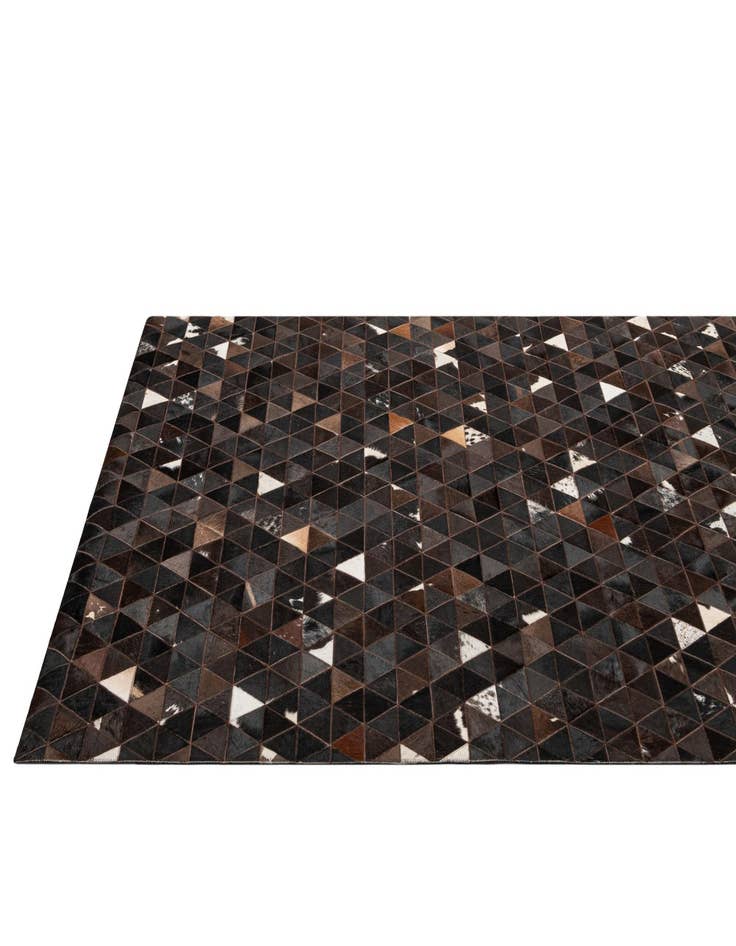 Detail image of 5' 1 x 8' 1 Cowhide - Patchwork Rug