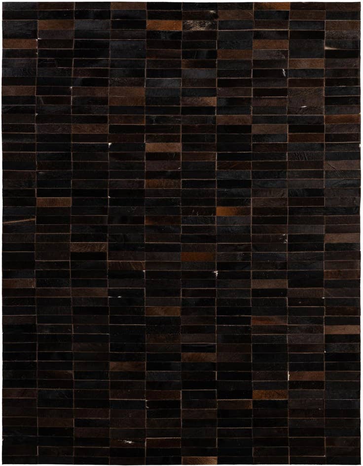 Detail image of 5' x 8' 1 Cowhide - Patchwork Rug