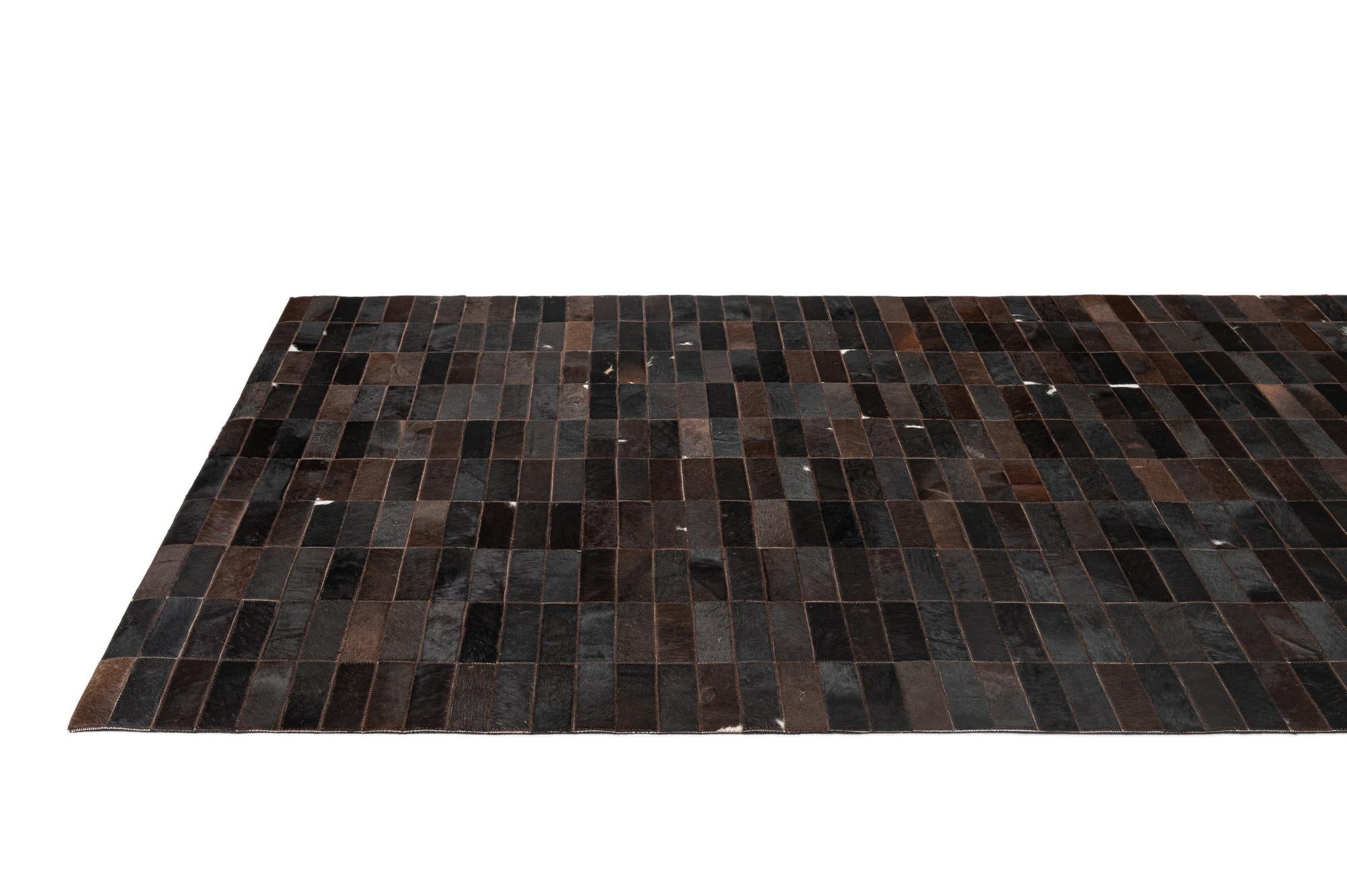 5' x 8' 1 Cowhide - Patchwork Rug