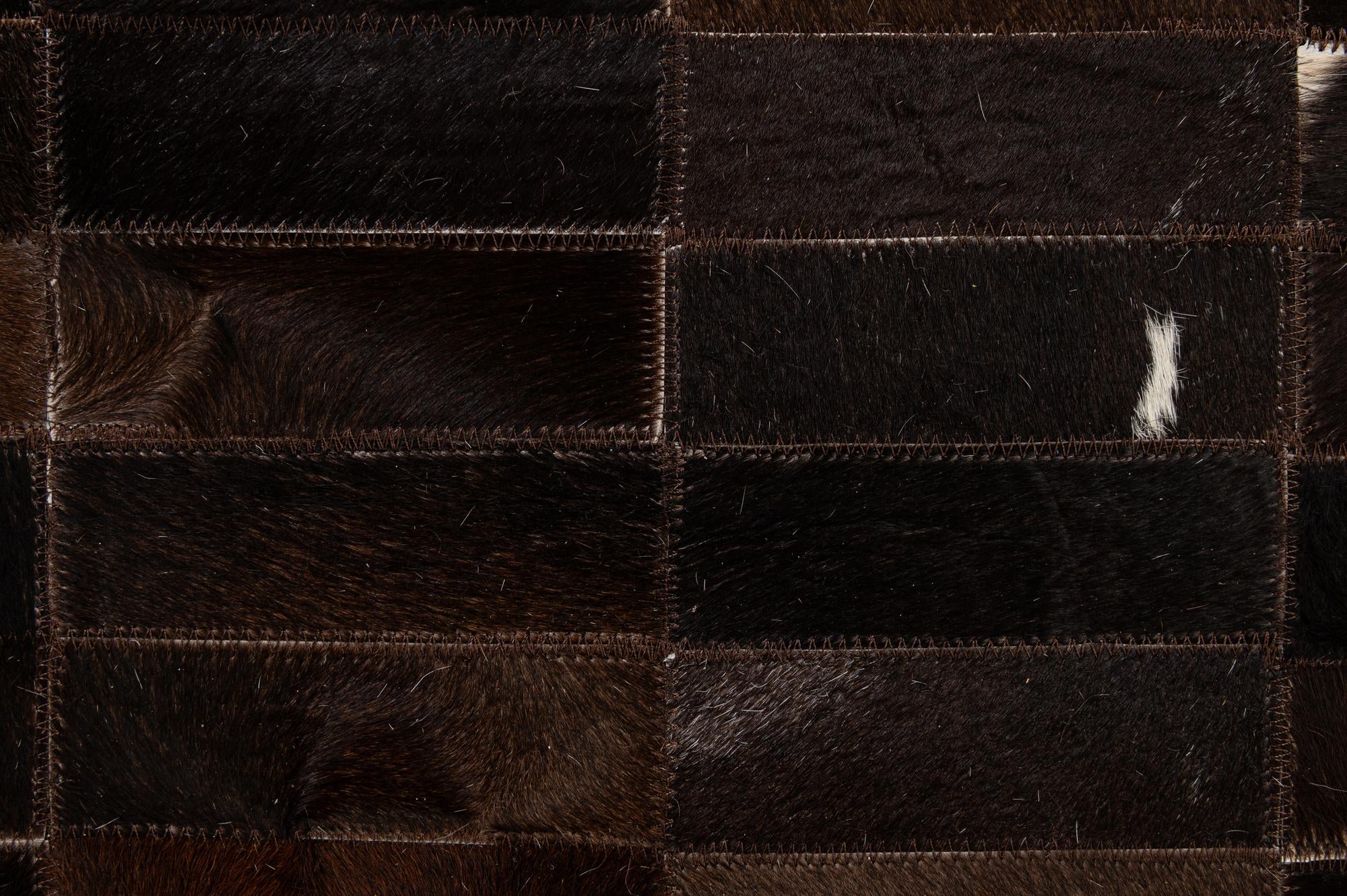 5' x 8' 1 Cowhide - Patchwork Rug
