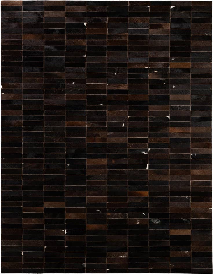 Detail image of 5' x 8' 1 Cowhide - Patchwork Rug