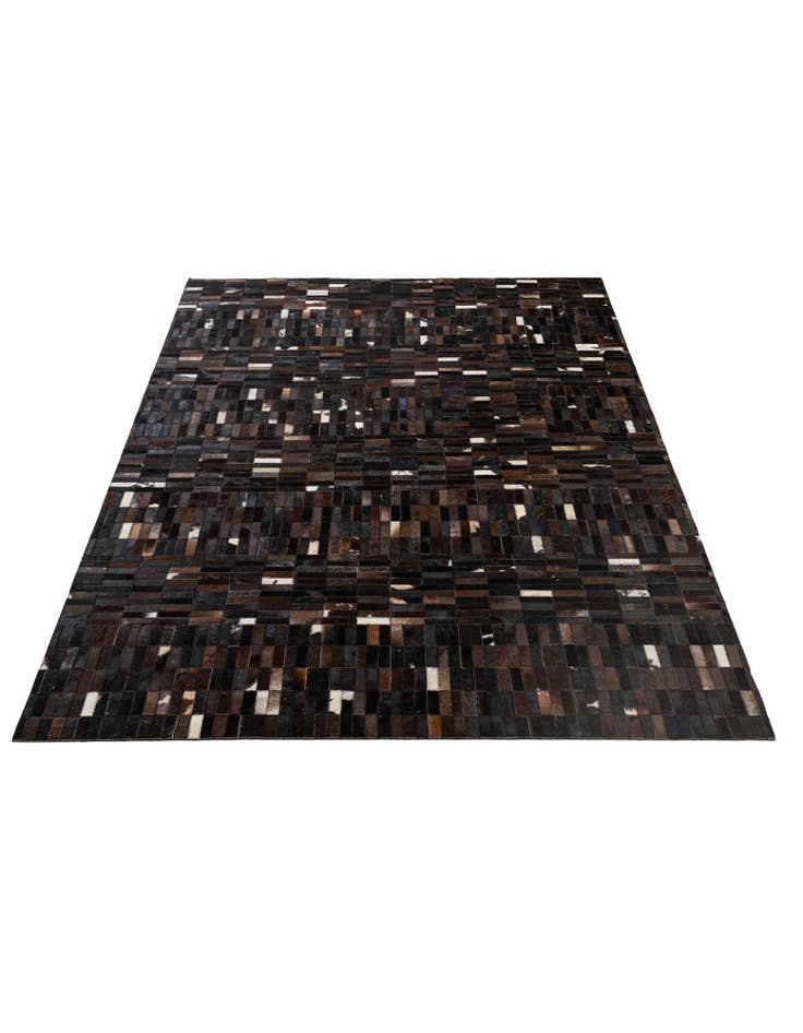Detail image of 5' x 8' 1 Cowhide - Patchwork Rug