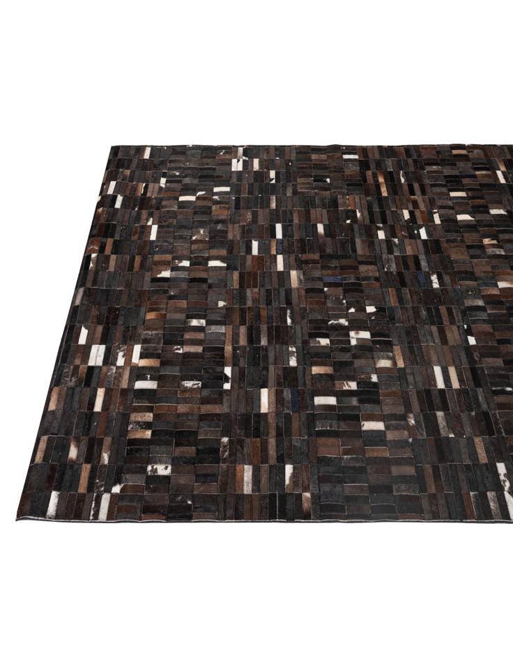 Detail image of 5' x 8' 1 Cowhide - Patchwork Rug