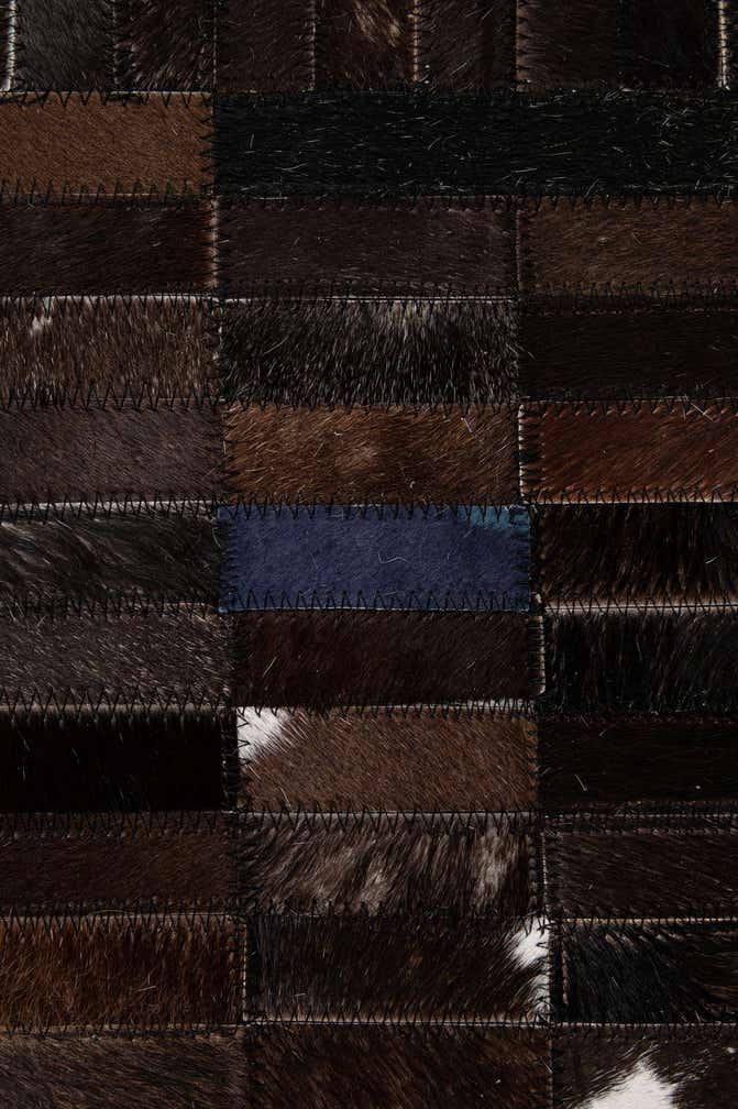 5' x 8' 1 Cowhide - Patchwork Rug