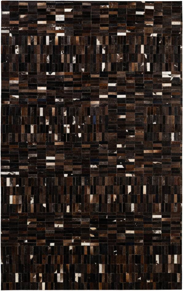 Detail image of 5' x 8' 1 Cowhide - Patchwork Rug