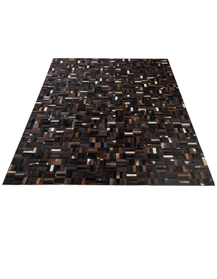 Detail image of 5' 1 x 8' Cowhide - Patchwork Rug
