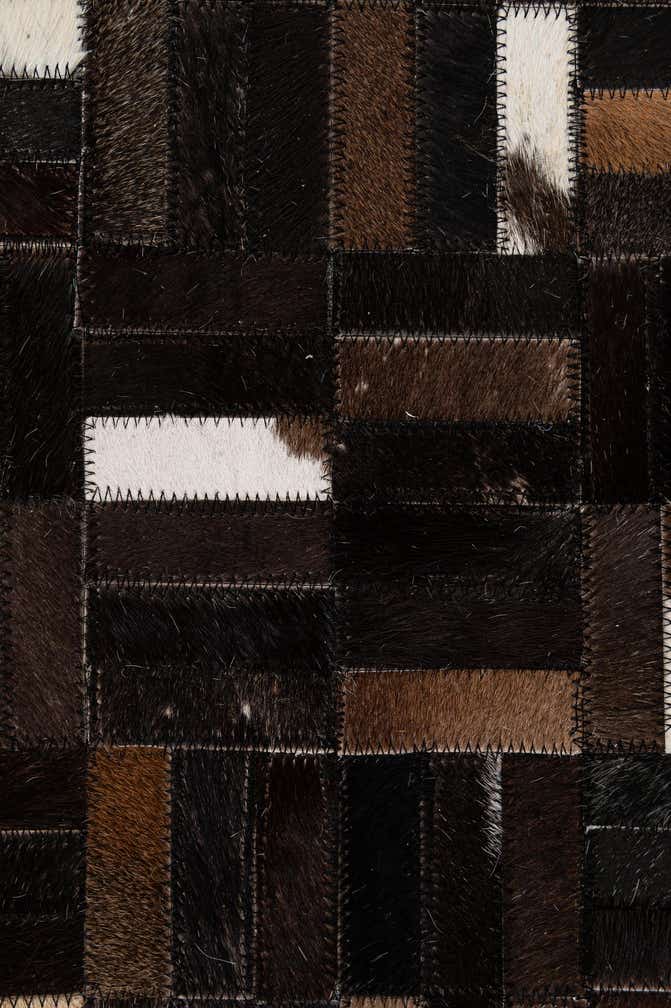 5' 1 x 8' Cowhide - Patchwork Rug