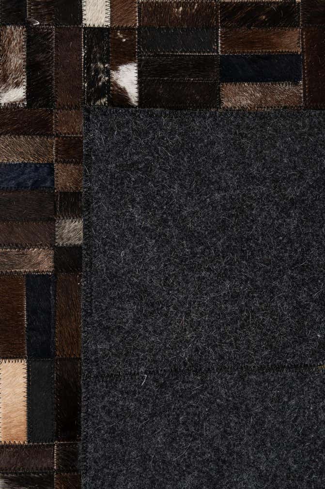 5' 1 x 8' Cowhide - Patchwork Rug