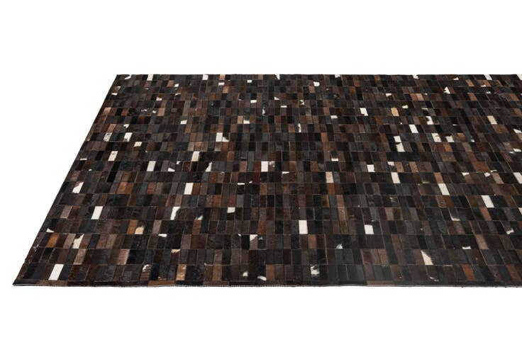 Detail image of 5' 2 x 7' 11 Cowhide - Patchwork Rug