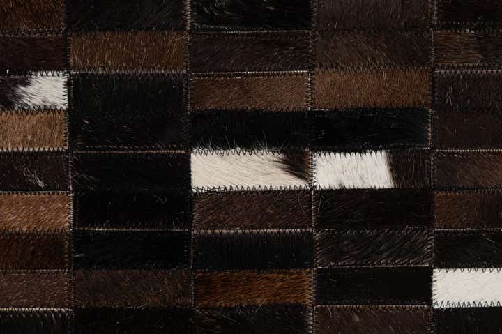 5' 2 x 7' 11 Cowhide - Patchwork Rug