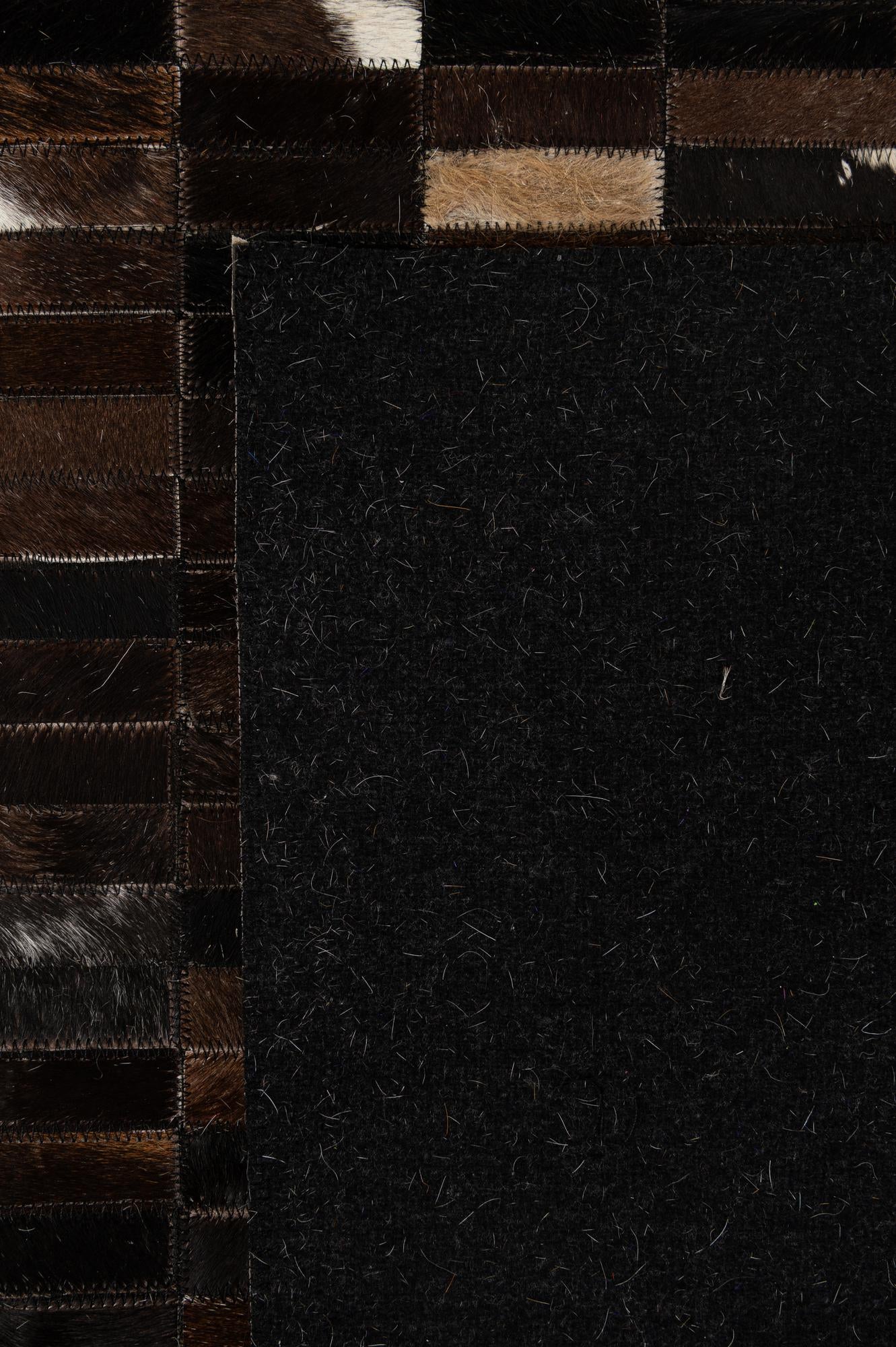 5' 2 x 7' 11 Cowhide - Patchwork Rug