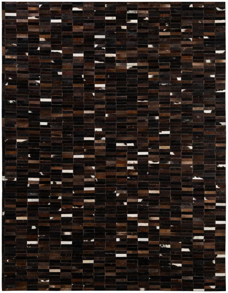Detail image of 5' 2 x 7' 11 Cowhide - Patchwork Rug