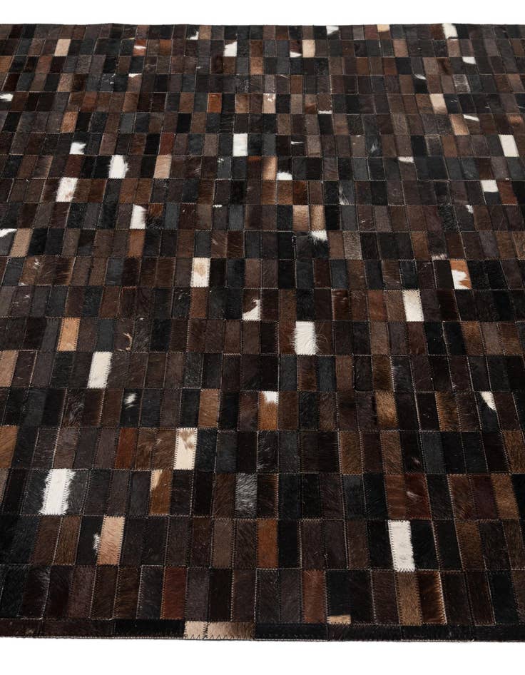 Detail image of 5' 2 x 7' 11 Cowhide - Patchwork Rug