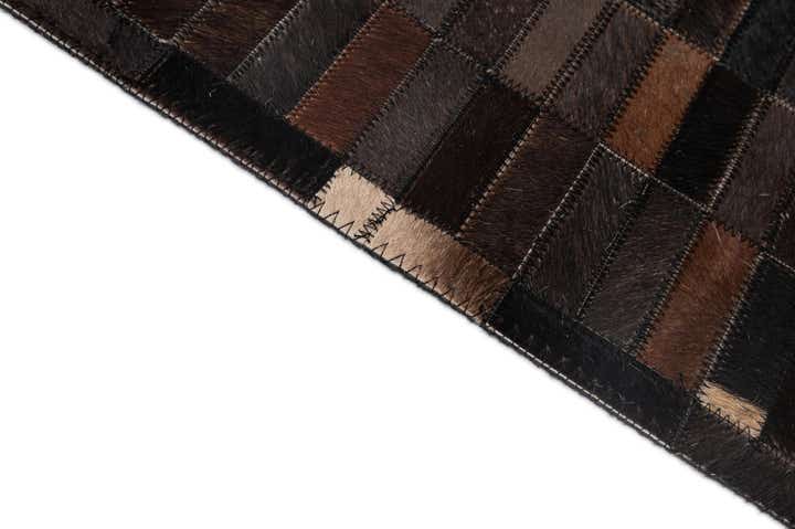 5' 2 x 7' 11 Cowhide - Patchwork Rug
