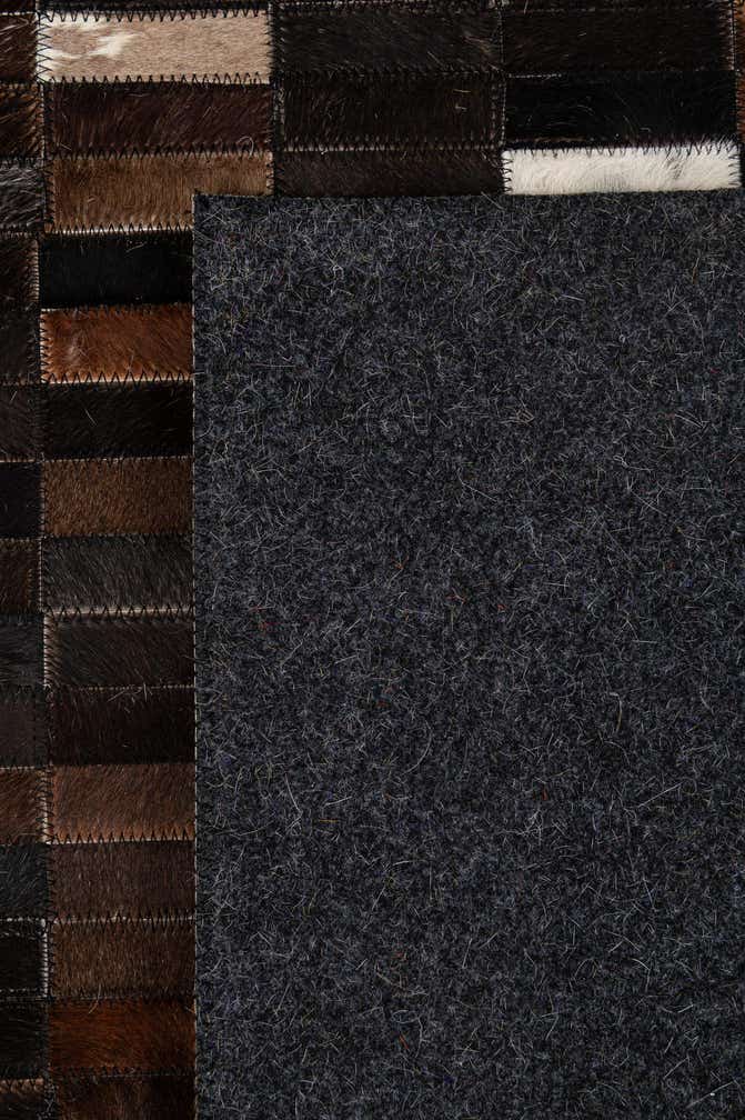 5' 2 x 7' 11 Cowhide - Patchwork Rug