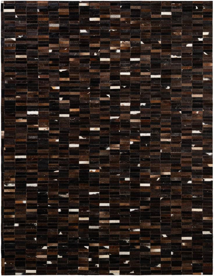 Detail image of 5' 2 x 7' 11 Cowhide - Patchwork Rug