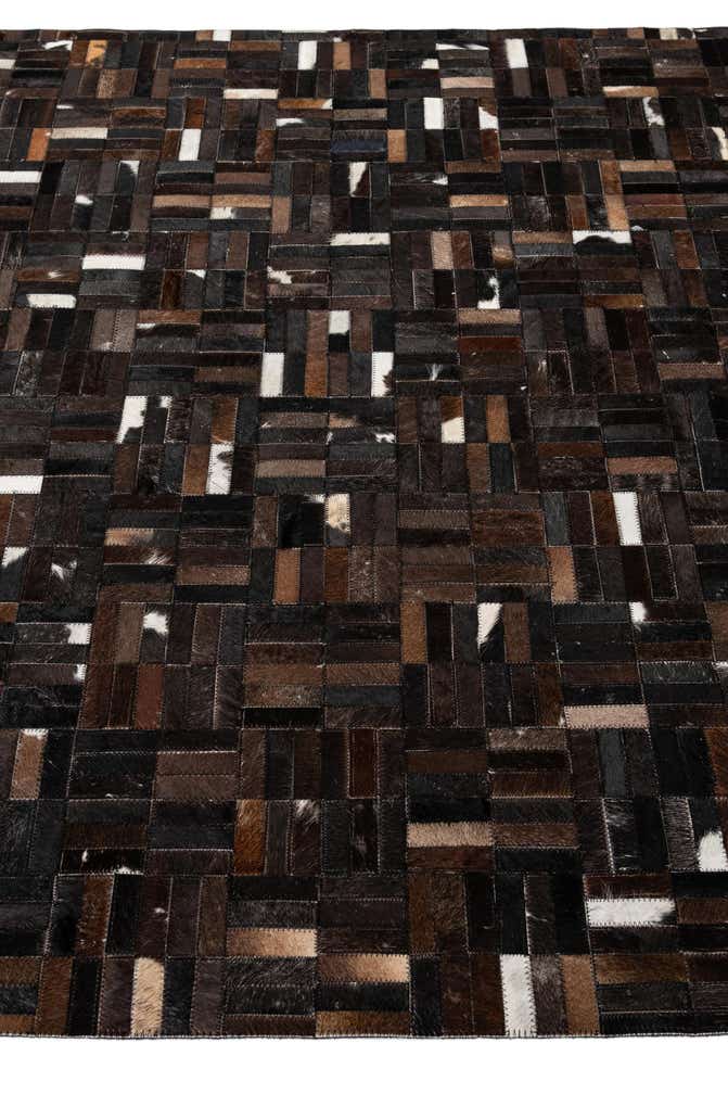 5' 2 x 8' Cowhide - Patchwork Rug