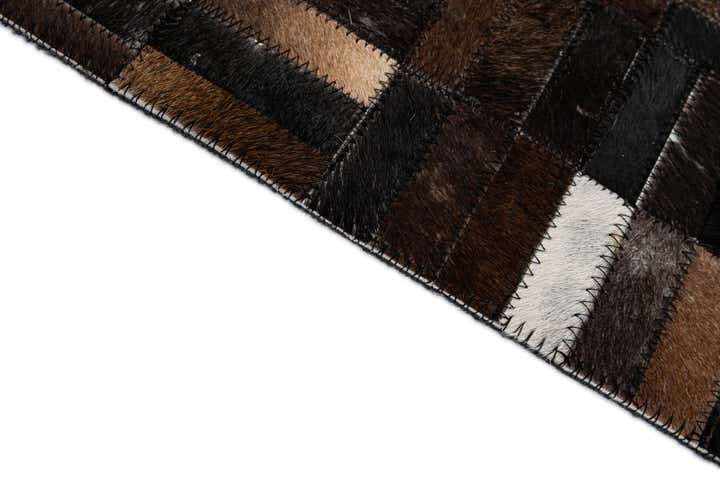 5' 2 x 8' Cowhide - Patchwork Rug
