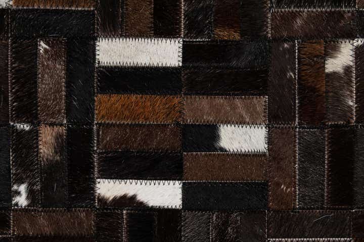 5' 2 x 8' Cowhide - Patchwork Rug