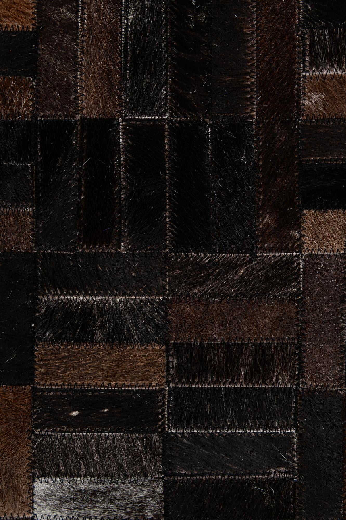 5' x 7' 11 Cowhide - Patchwork Rug
