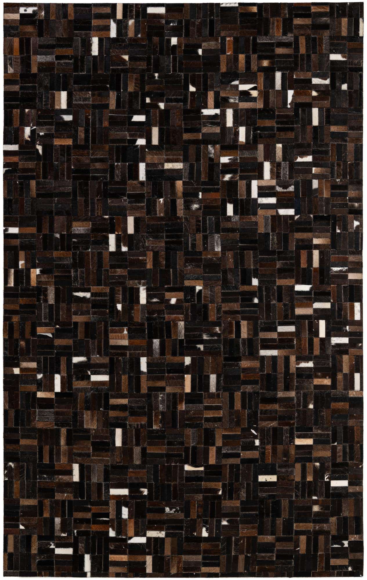 5' x 7' 11 Cowhide - Patchwork Rug