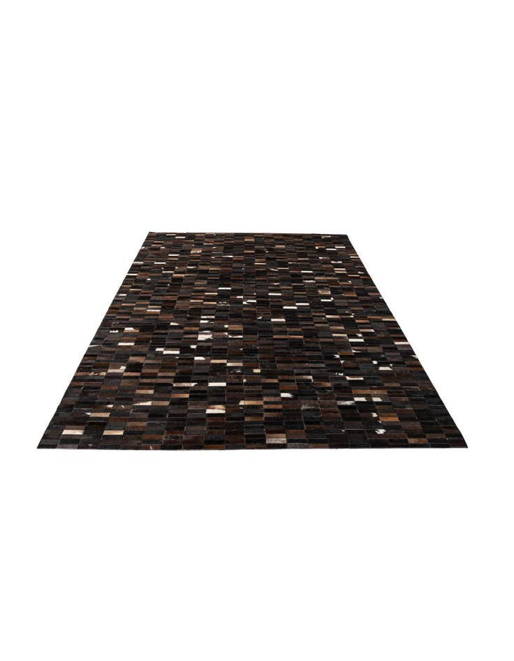 Detail image of 5' 2 x 8' Cowhide - Patchwork Rug