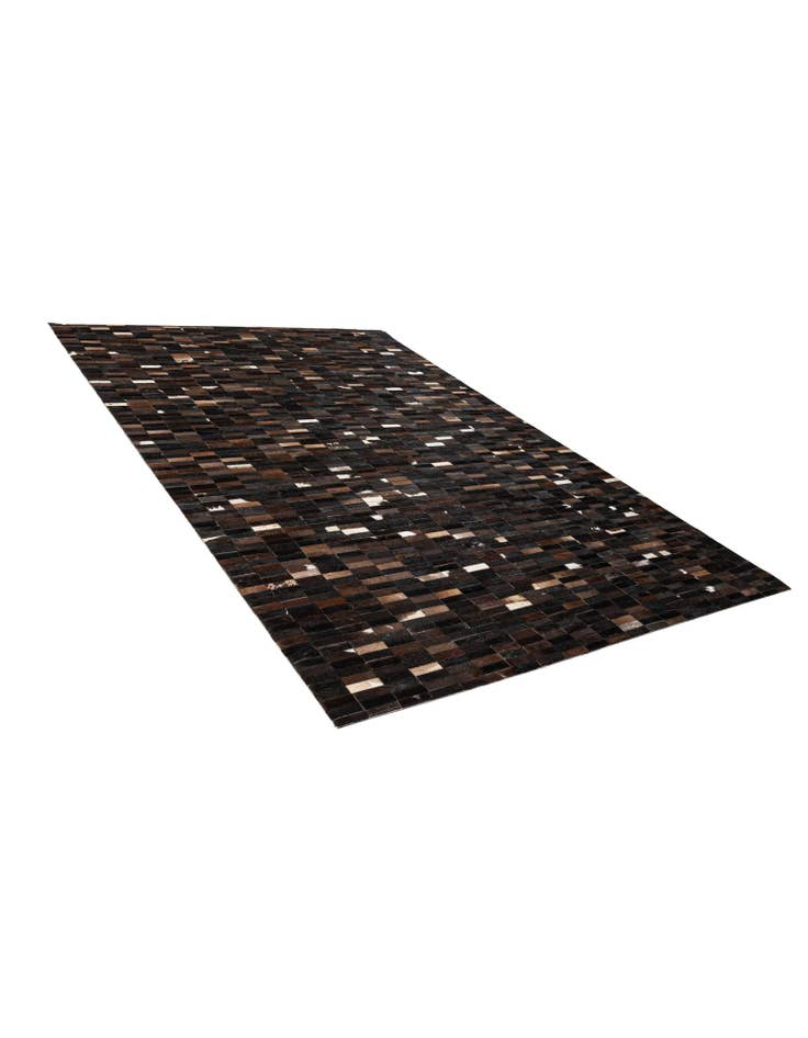 Detail image of 5' 2 x 8' Cowhide - Patchwork Rug