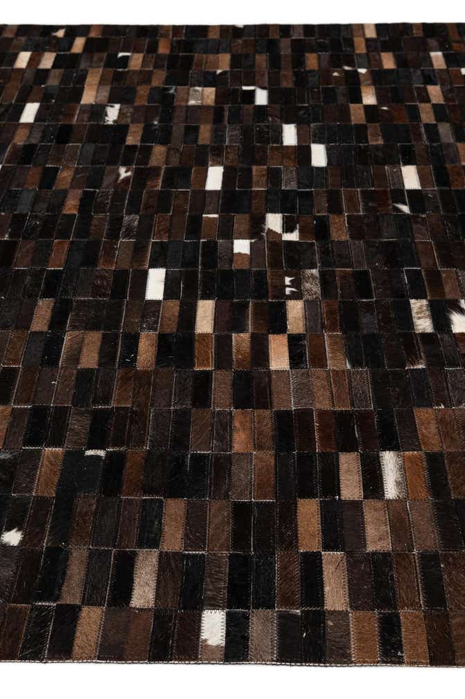 5' 2 x 8' Cowhide - Patchwork Rug