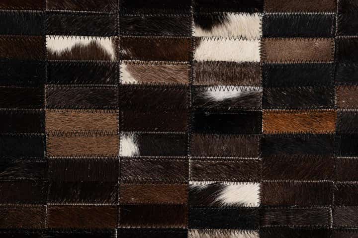 5' 2 x 8' Cowhide - Patchwork Rug