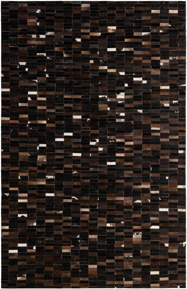 Detail image of 5' 2 x 8' Cowhide - Patchwork Rug