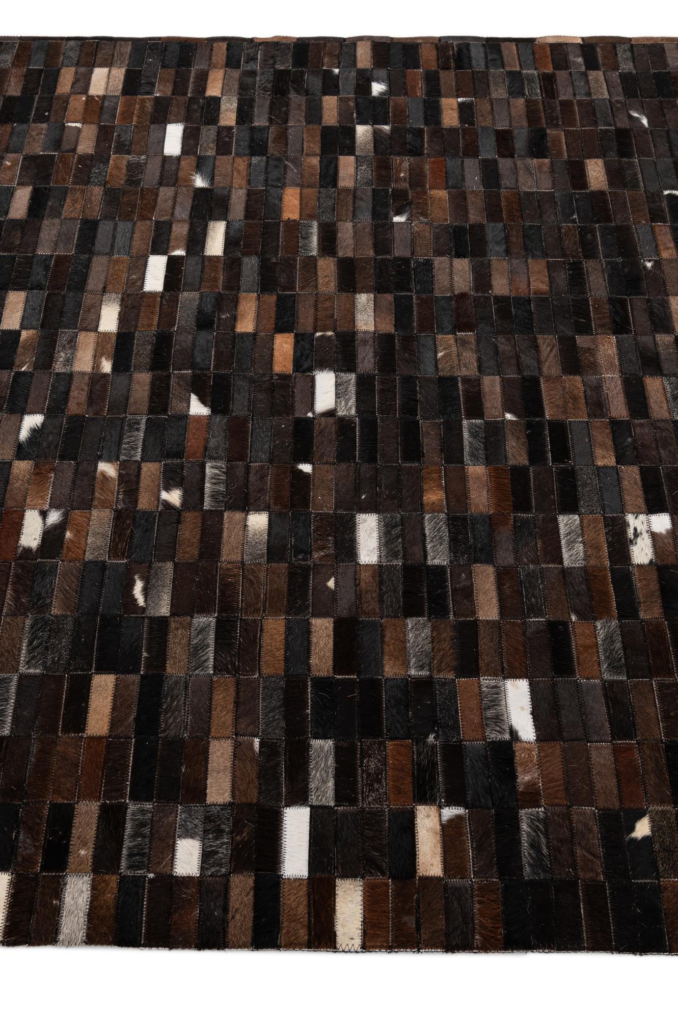 5' x 8' Cowhide - Patchwork Rug