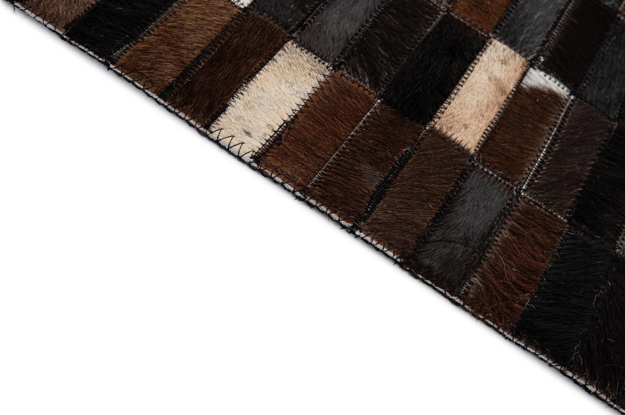 5' x 8' Cowhide - Patchwork Rug