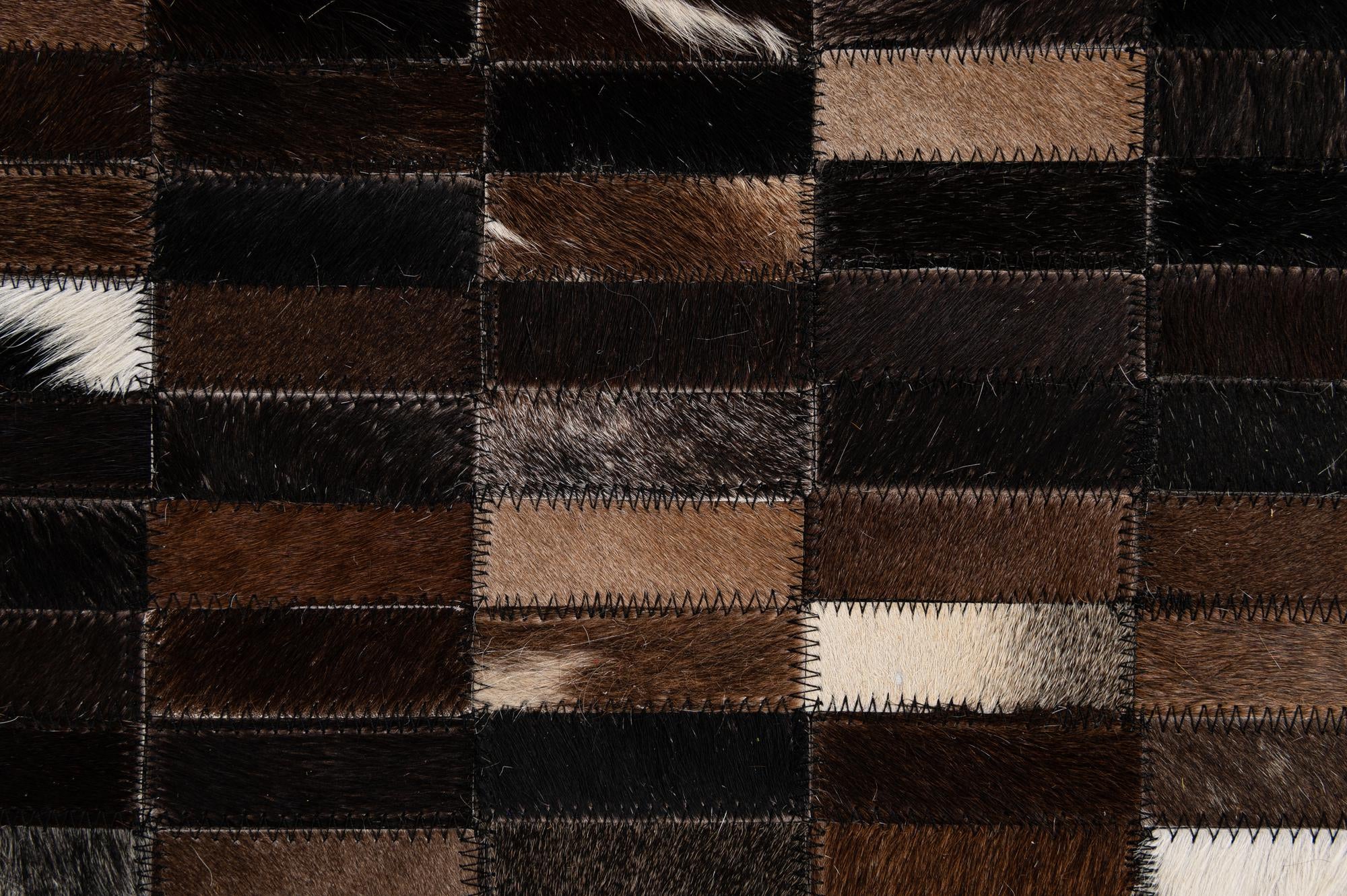 5' x 8' Cowhide - Patchwork Rug