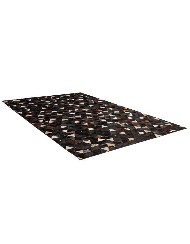 Detail image of 5' x 7' 11 Cowhide - Patchwork Rug