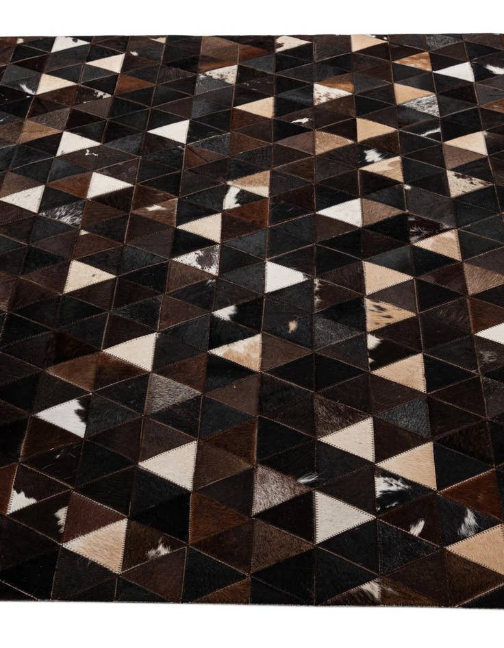 Detail image of 5' x 7' 11 Cowhide - Patchwork Rug
