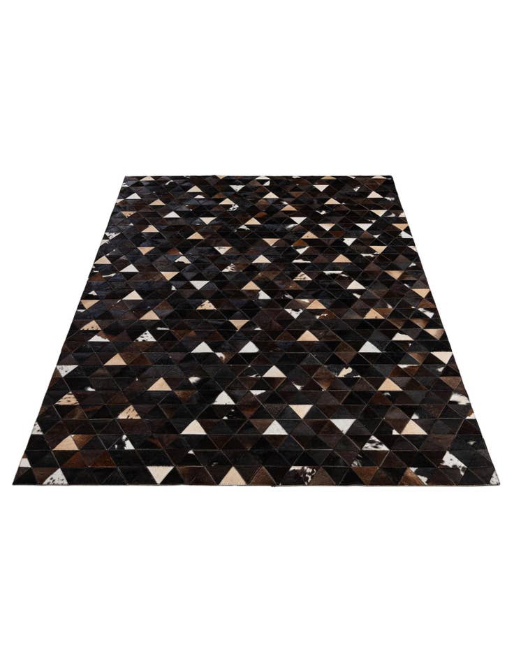 Detail image of 5' 1 x 7' 11 Cowhide - Patchwork Rug