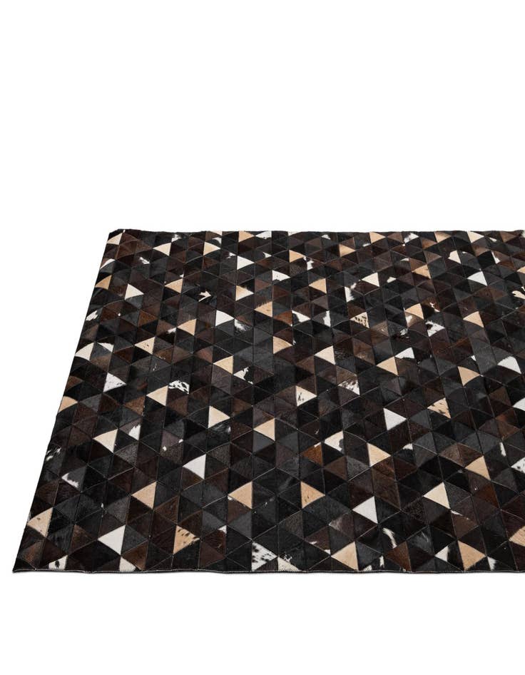 Detail image of 5' 1 x 7' 11 Cowhide - Patchwork Rug