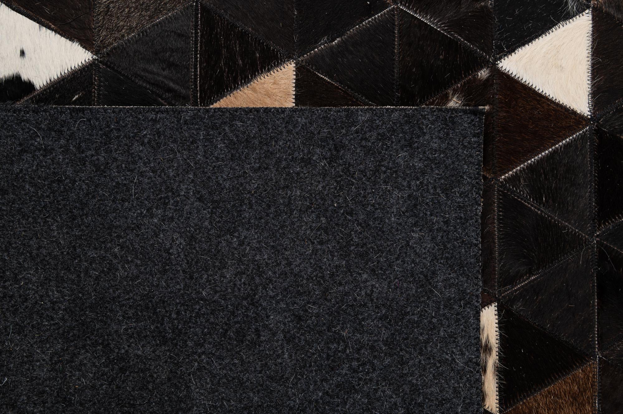 5' 1 x 7' 11 Cowhide - Patchwork Rug