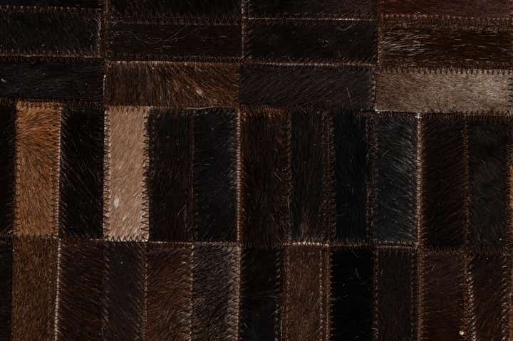 5' 1 x 8' Cowhide - Patchwork Rug