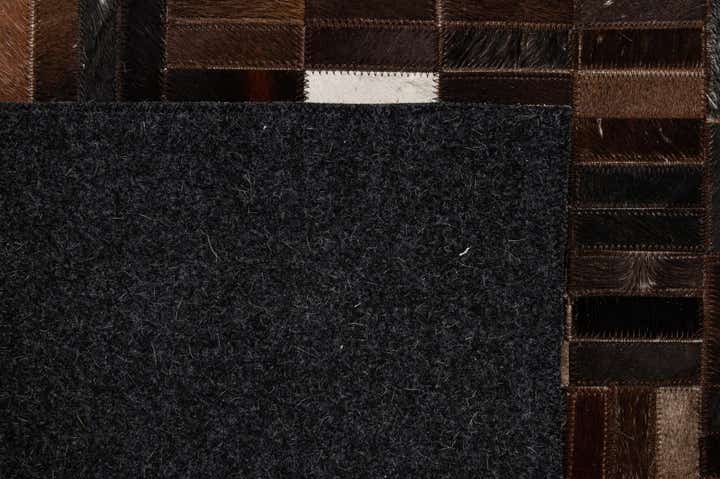 5' 1 x 8' Cowhide - Patchwork Rug