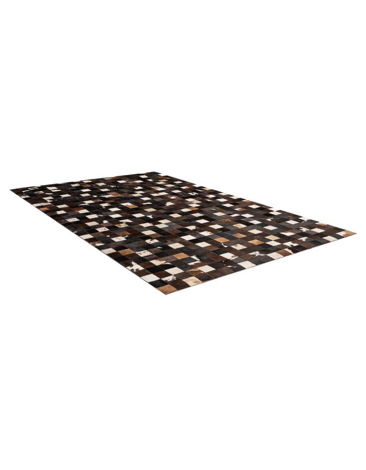Detail image of 5' 1 x 7' 11 Cowhide - Patchwork Rug