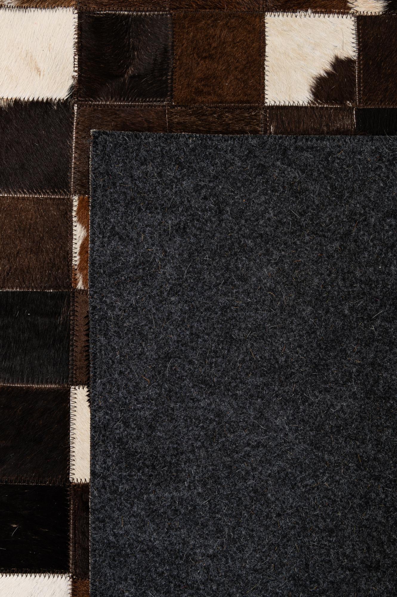 5' 1 x 7' 11 Cowhide - Patchwork Rug