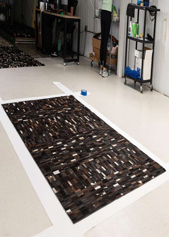5' x 8' Cowhide - Patchwork Rug