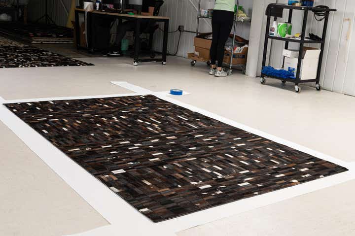 5' x 8' Cowhide - Patchwork Rug