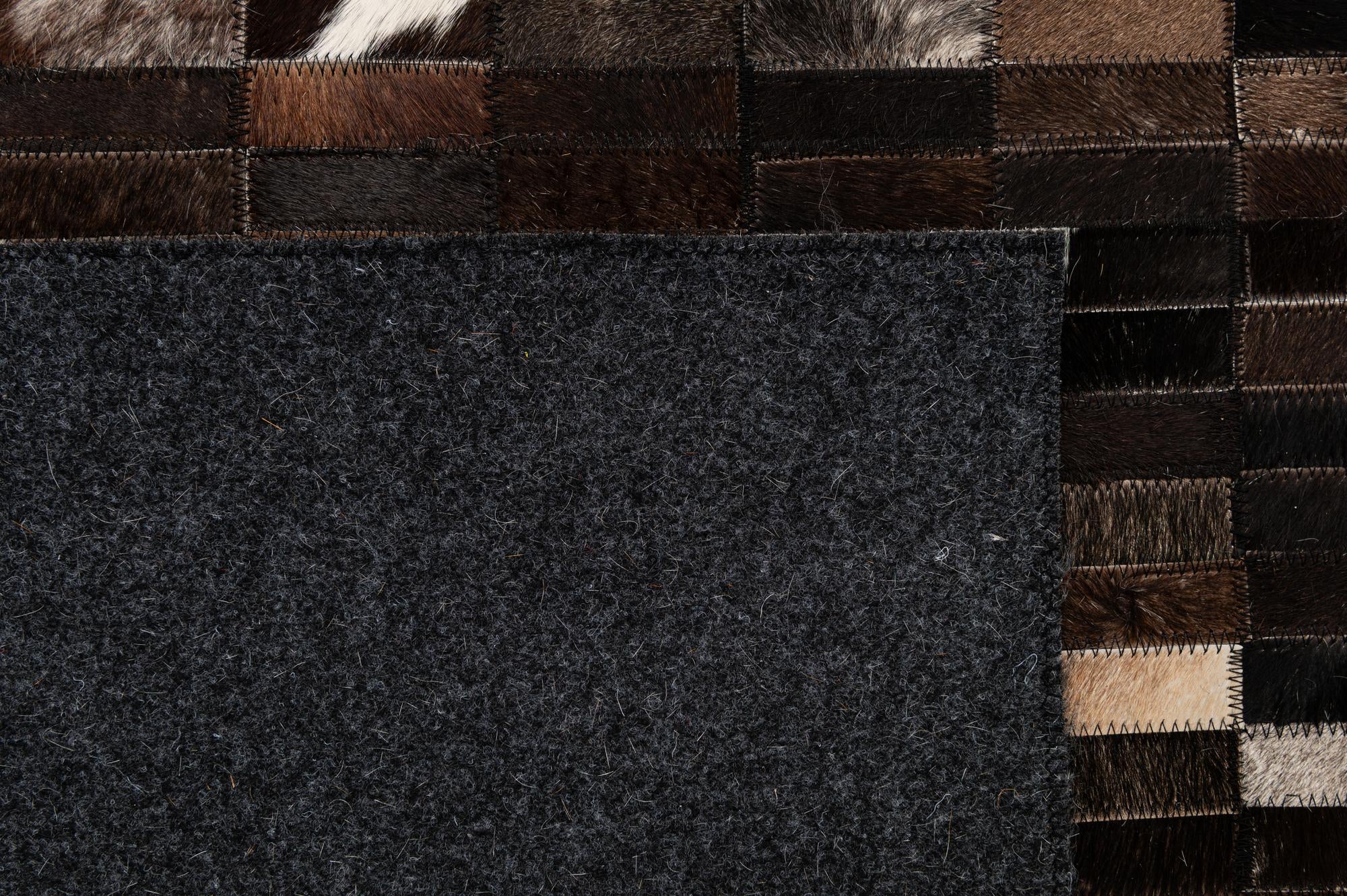 5' x 8' Cowhide - Patchwork Rug